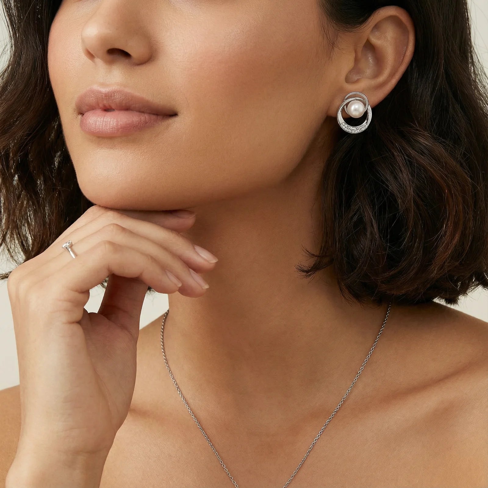 Pearl Orbit Ohrstecker